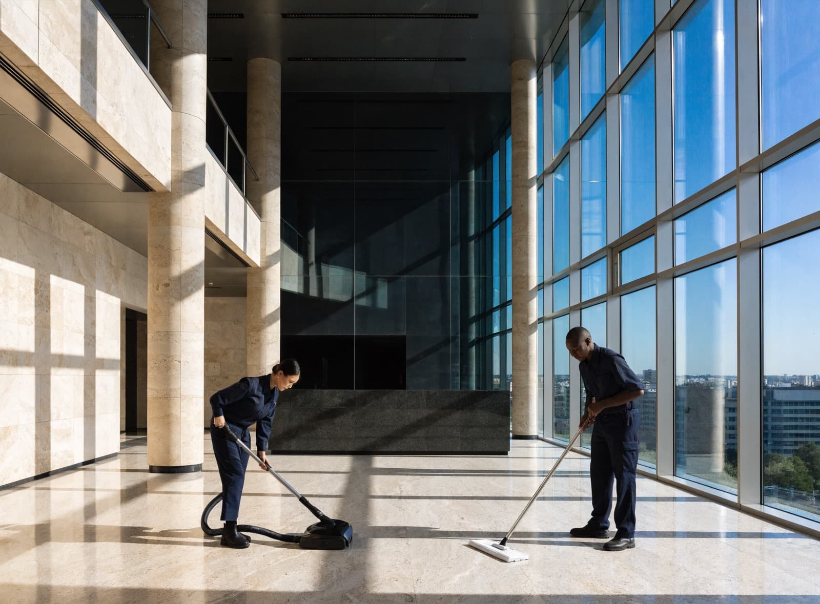 Équipe de nettoyage professionnel Cleaning & Eco à Bruxelles
